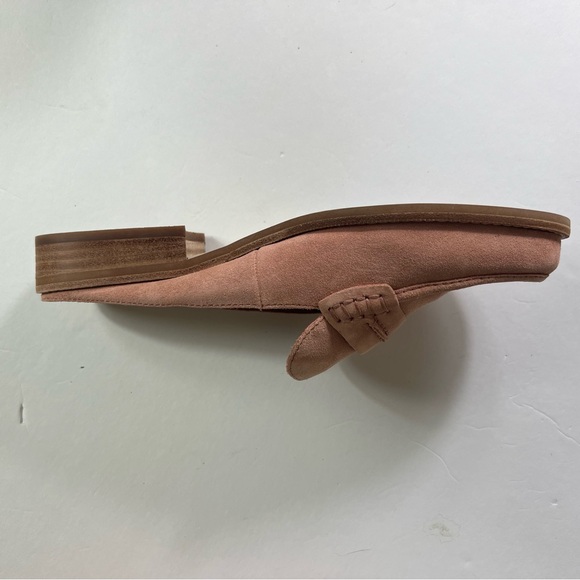 Madewell Elinor Loafers Mules Dusty Pink Suede Leather US 10 Women’s - Picture 5 of 10